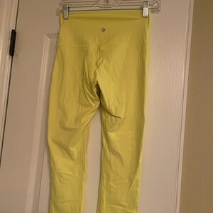 Lululemon Athletica Vibrant Yellow Leggings - Align 21”